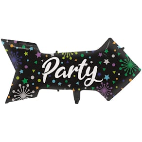 Folienballon TIB, Schild, Party, 75 cm
