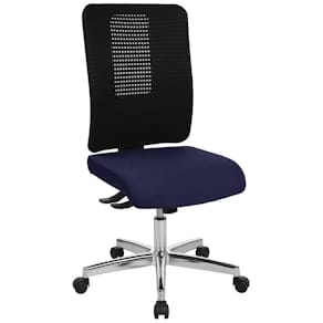 Bürodrehstuhl Topstar Open XT, ohne Armlehnen, blau