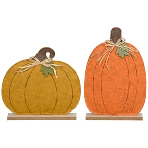 Deko-Kürbis-Set POSIWIO, 2 Stück, sortiert, Herbst