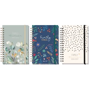Familienkalender HÄFFT Family-Timer, A5+ 2026/27, sortiert