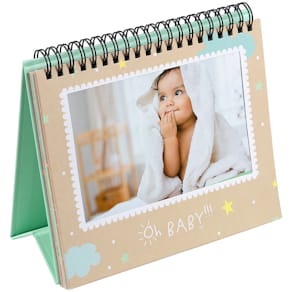 Flip-Rahmen Goldbuch Oh-Baby, 18x16x2cm, bunt, Karton