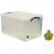 Opbergdoos Really Useful Box 84 liter, transparant, per stuk