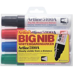 Whiteboard Marker Artline 5100A BIG 4-sæt