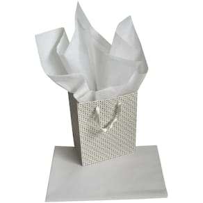 Silkepapir hvid 500x750 mm 17 g/m², 480 ark