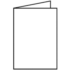 Faltkarte Rössler Paperado, A6 HD, weiß