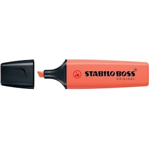 Textmarker STABILO BOSS ORIGINAL Pastel, korallrot