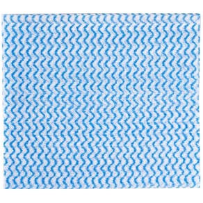 Engangsklut 50x35cm blå/hvit (50)