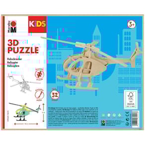 Bastelset MARABU KiDS 3D-Puzzle Hubschrauber