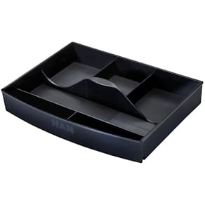 Schubladeneinsatz HAN, 6 Fächer, schwarz