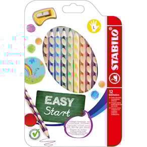 Kleurpotlood STABILO EASYstart, linkshandig, etui van 12 stuks,