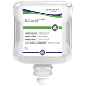 Cremesæbe Deb Estesol Pure påfyldning, blå, til dispenser