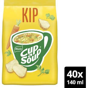 Soep Knorr Cup-a-Soup vending, kip, 140 ml, zak van 40 porties