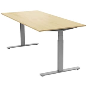 Skrivbord Ergofunk T 1200x800 Bok/Silver