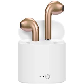 Hörlur+Mic LEDWOOD True Wireless Guld