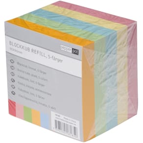 Blockkub Pepperpot 90x90 850ark färg