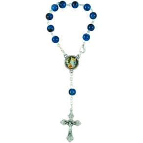 Rosenkranz Auto, blau