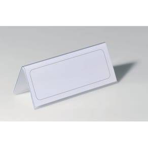 Bordsskylt Durable, dubbelsidig, 150x61mm, 25/fp