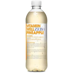 Dryck VITAMIN WELL Zero Pinapple 50cl