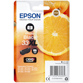 Bläckpatron EPSON C13T33614012 svart