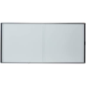 Schaukasten Nobo Premium Plus, Schiebetür, 27 x A4, weiß