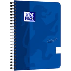 Notesbog Oxford Touch linjeret A5+ blå 180x210 mm