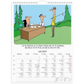 Burde Väggkalender Kontorshumor 2027