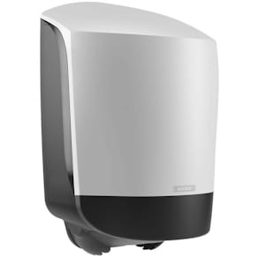 Aftørringspapir dispenser Katrin M, hvid, 263×240×403 mm
