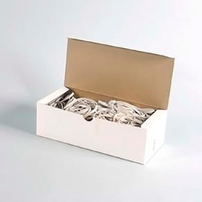 Gummibånd 140 x 5 mm, gul, 500 g pakke