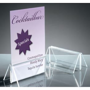 Tischaufsteller Sigel, 2 St, Acryl