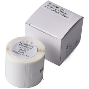 Thermoetiketten G&G, 40 x 60 mm, für GG-AT 50EW, weiß, 130 Stück