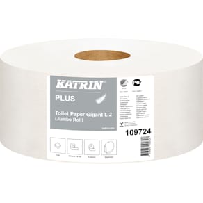 Toalettpapper KATRIN Plus Gigant M2, 2-lager, 310m, 6/fp
