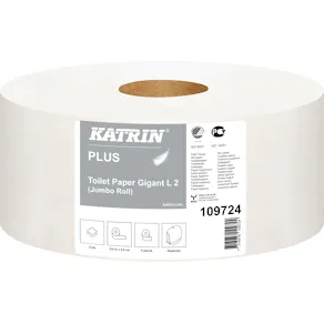 Toalettpapper KATRIN Plus Gigant M2, 2-lager, 310m, 6/fp