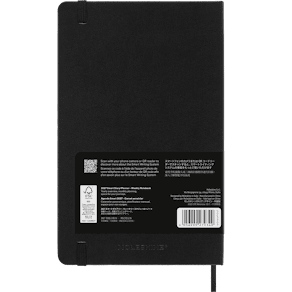 Smart Digital Planner 12M Week Note Large Svart 2027