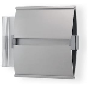 Wegweiser MOEDEL, für Fahnenmontage, Aluminium