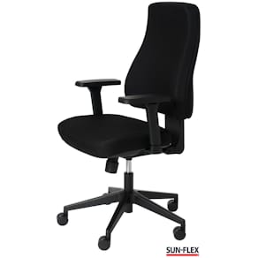 Kontorsstol SUN-FLEX MB svart