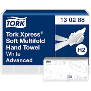 Pappershandduk TORK Advanced H2 Xpress, 2-lag, 2856/FP