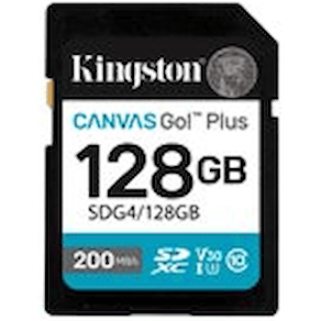 Kingston Canvas Go! Plus - Flash-minneskort - 128 GB - Video