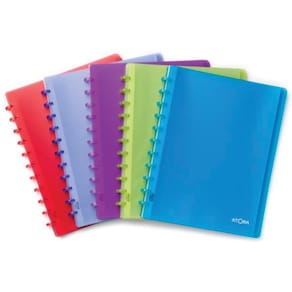 Showalbum Atoma, A4, PP transparant, 20 tassen, geassorteerde