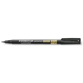 Universalpenna LUMOCOLOR F P spec svart