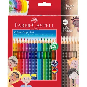 Färgpenna FABER CASTELL Grip 24/fp