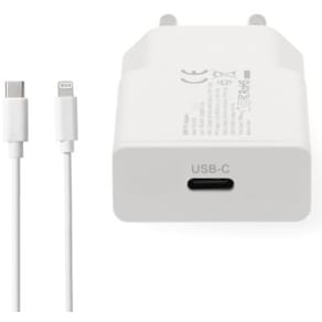 Laddare Vägg NEDIS 20 W USB-C/Lightning