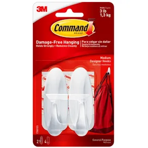 Command hook medium (2hooks/4strips)