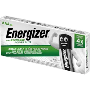 Batteri Laddbar ENERGIZER P-P AAA 10/fp