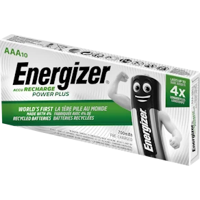 Batteri Laddbar ENERGIZER P-P AAA 10/fp