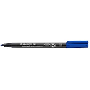 OH-Penna Staedtler Lumocolor Blå, medium, permanent, 10st