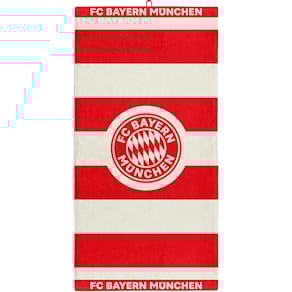Badetuch FC Bayern München, 180x90 cm, rot/weiß