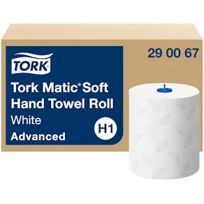 Handtorkrulle TORK Matic Advanced H1, grå dekor, 2-lag, 21cm, 150m