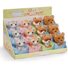 Plüschfigur NICI GREEN Little Paws, 12 cm, 4-fach sortiert
