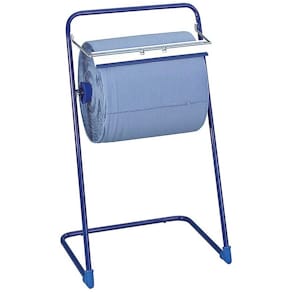 Dispenser til industripapir, gulvstativ, blå