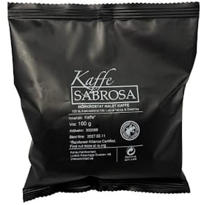 Kaffe SABROSA Mörkrost 100g 64/fp